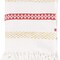 Edge Collections - 50" x 60" - White - Soft Cotton Throw Blanket for Stylish Home Interiors - 1 Piece